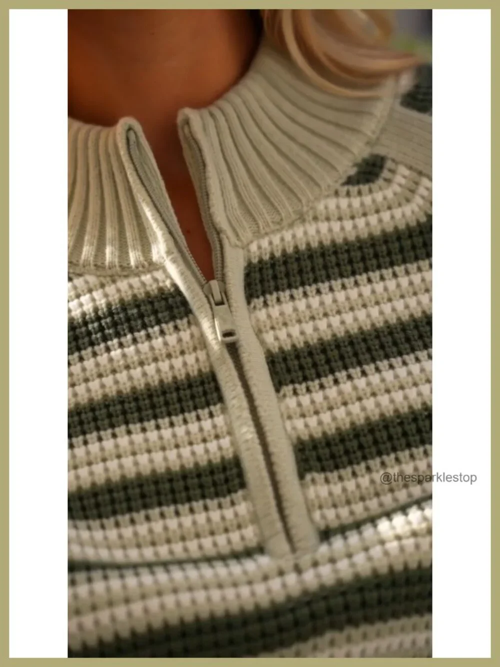 N/A cozy striped